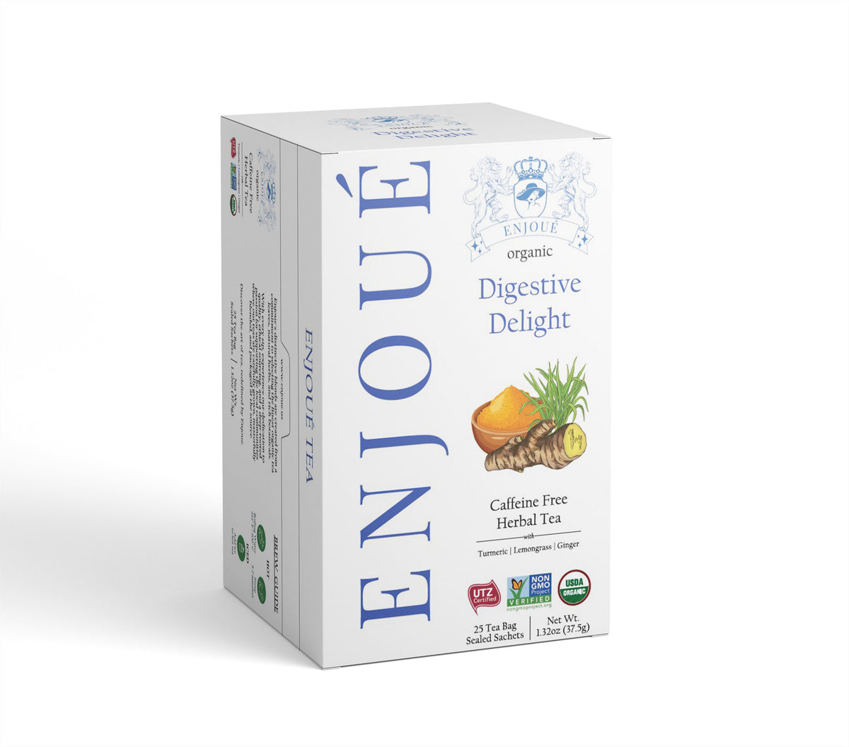 Enjoue Organic Digestive Delight Herbal Tea 25ct
