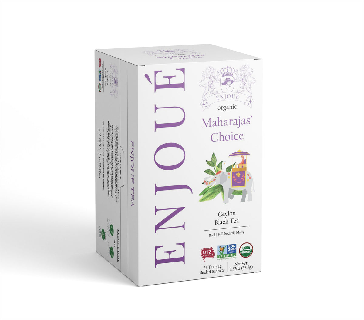 Enjoue Organic Maharajas' Choice Black Tea 25 tea bags