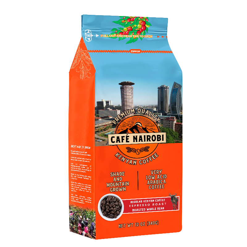 Café Nairobi Espresso Roast Kenyan Coffee