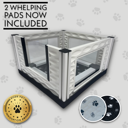 Set de caja de parto con ventanas EZclassic con conjunto de barandilla