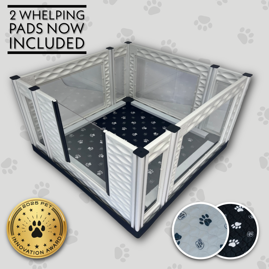 Set de caja de parto alta con ventanas EZclassic con montaje de barandilla