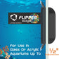Flipper Edge Limited Edition Puffer 2 in 1 Floating Magnetic Aquarium Algae Cleaner (Standard)