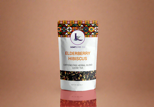 Elderberry Hibiscus  Caffeine Free Loose Tea
