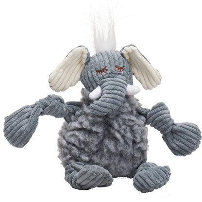 Ellamae Elephant HuggleFleece® FlufferKnottie™ Plush Dog Toy