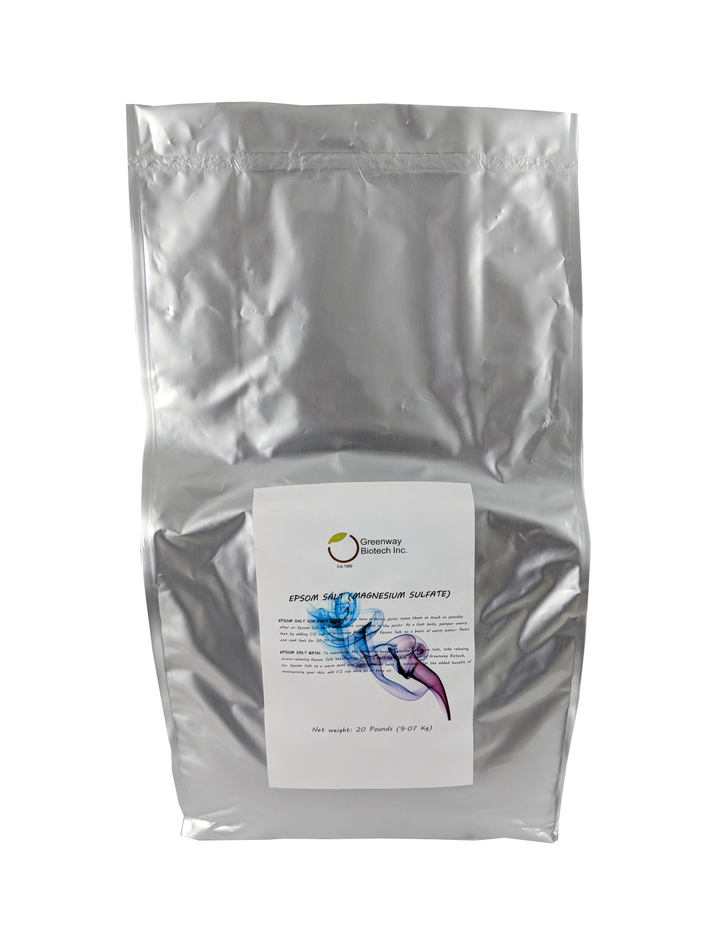 Epsom Salt (Magnesium Sulfate) | Organic & USP Grade