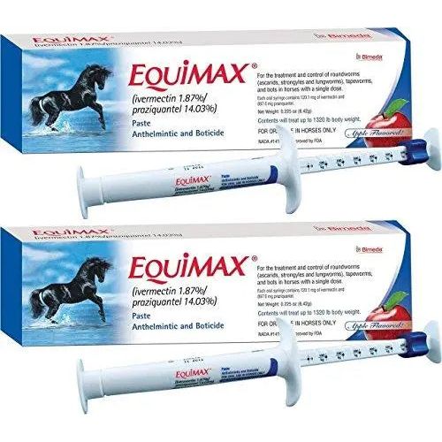 Equimax Horse Wormer Tapes and All Major Parasites 3 Tubes