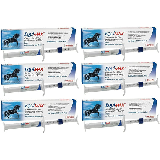 Equimax Horse Wormer Tapes and All Major Parasites 6 Tubes