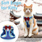 Escape Proof Cat Harness Leash Set Reflective Breathable Adjustable