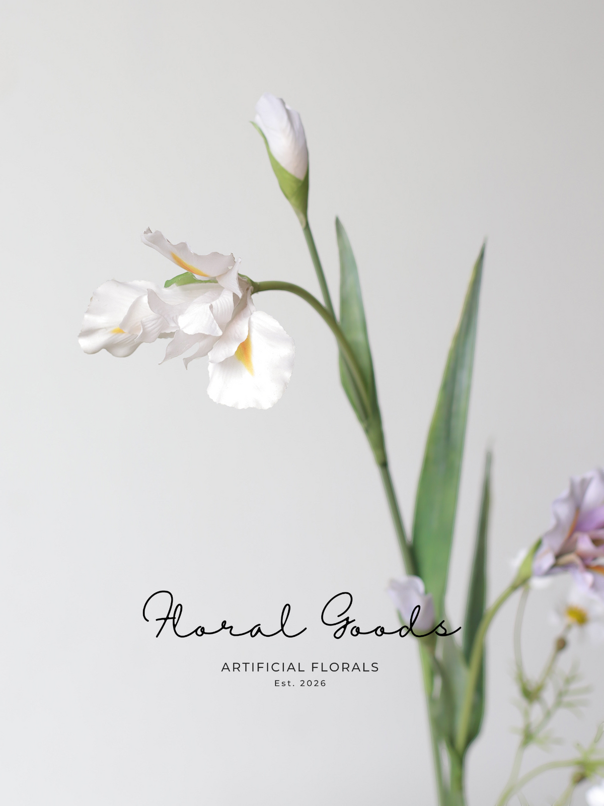 Whimsical Iris Stem – 29.9"