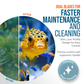 Flipper Edge 2 in 1 Floating Magnetic Aquarium Algae Cleaner (Standard)