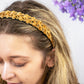 Golden Swirls Headband