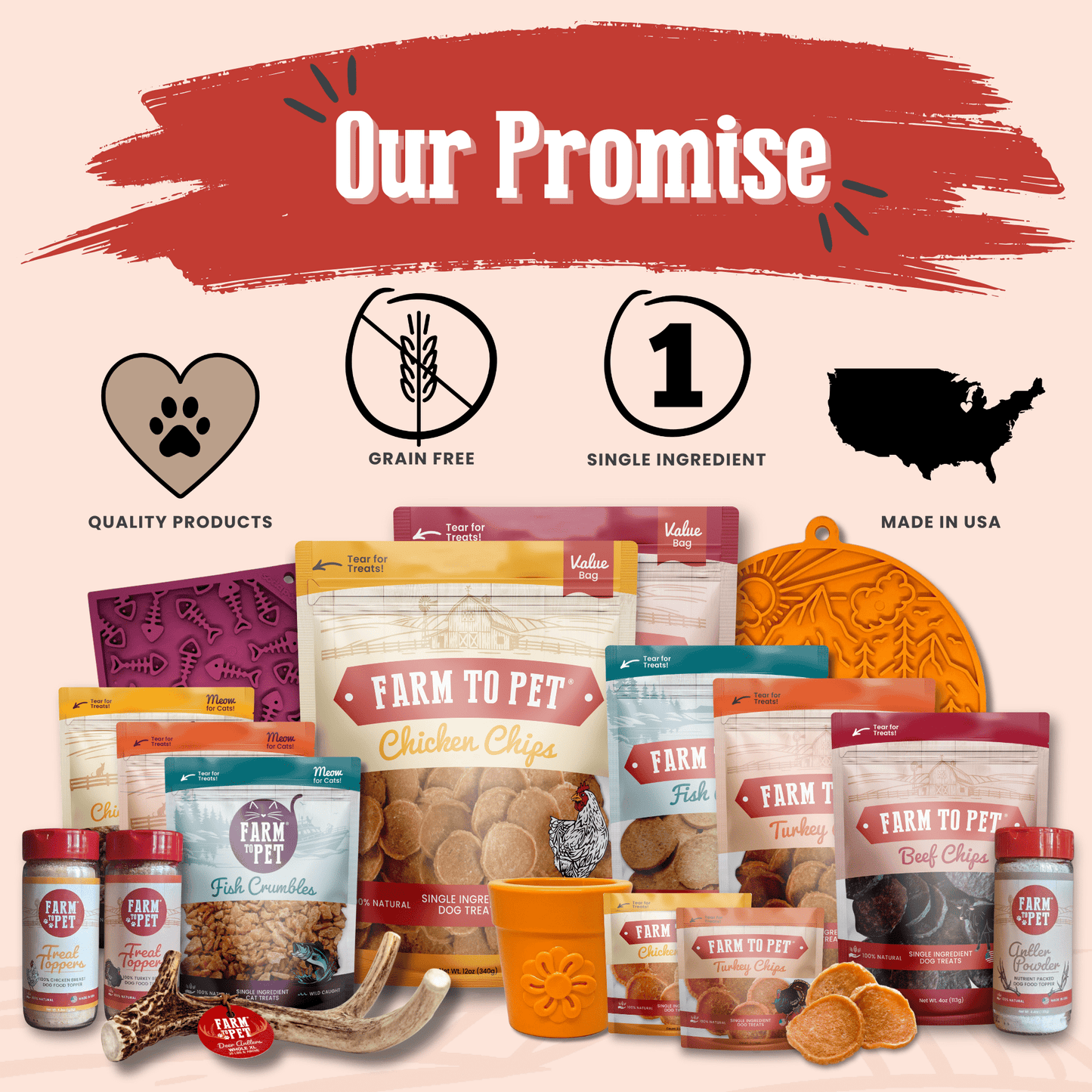 Turkey Chips Snack Pack Bundles | Low Allergen Treats for Training