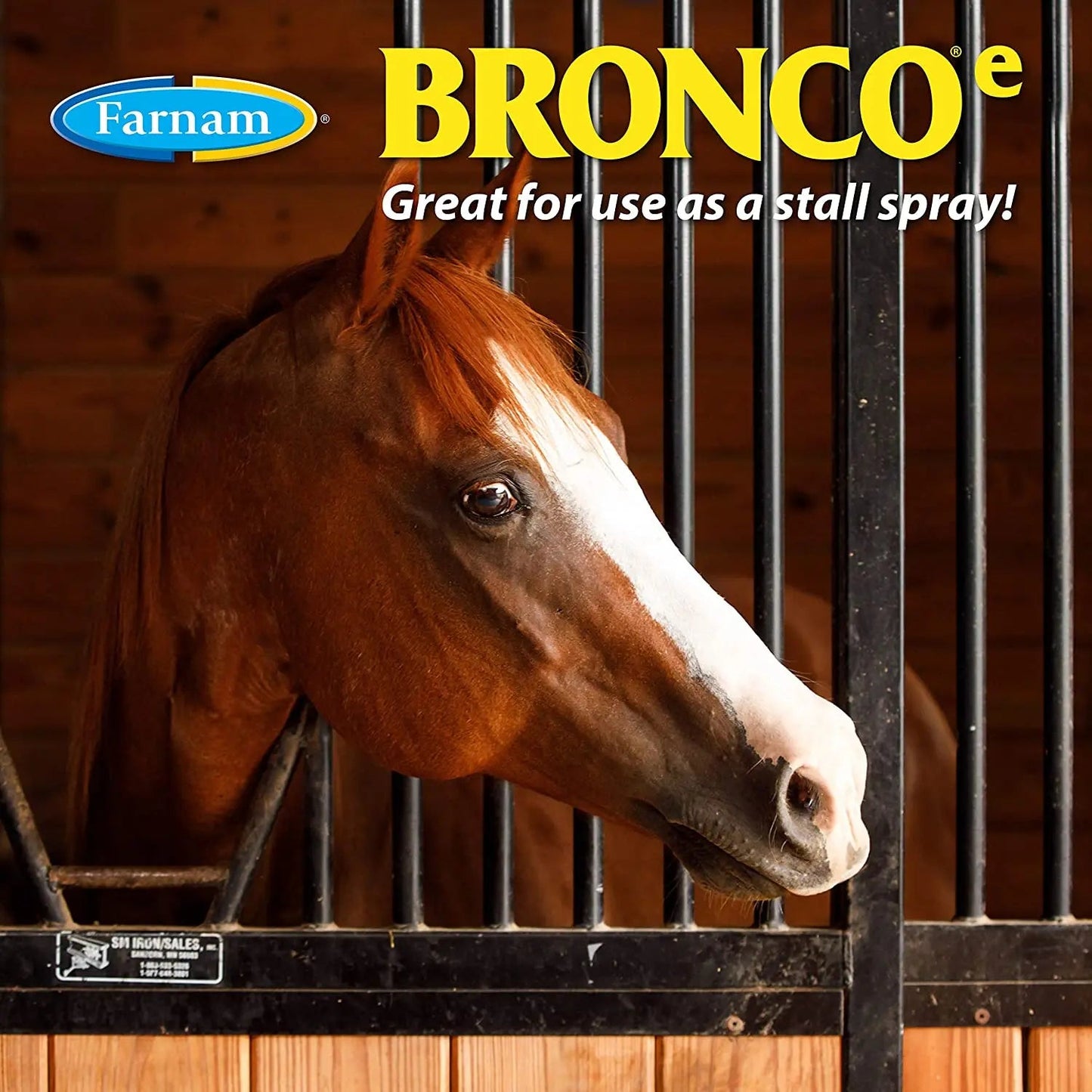 Farnam Bronco Equine Fly Spray Plus Citronella Repellent for Horses & Dogs 32 oz.