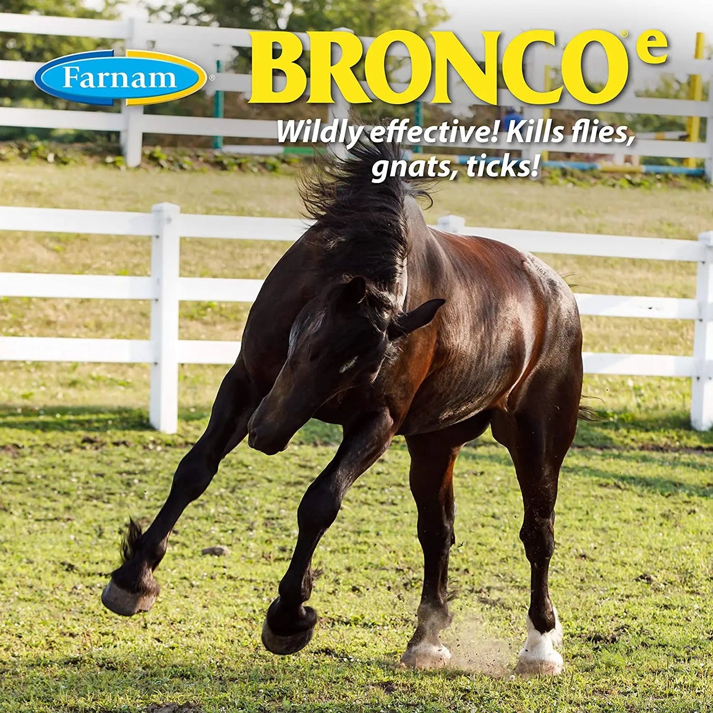 Farnam Bronco Equine Fly Spray Plus Citronella Repellent for Horses & Dogs 32 oz.