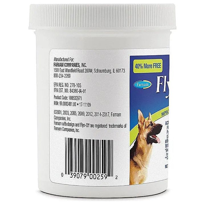 Farnam Flys-Off Repellent Ointment 7 oz for Dogs & Horses Kills Repels Flies