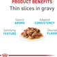 Feline Urinary Tract Care Wet Cat Food Thin Slices 3oz 12 Pack