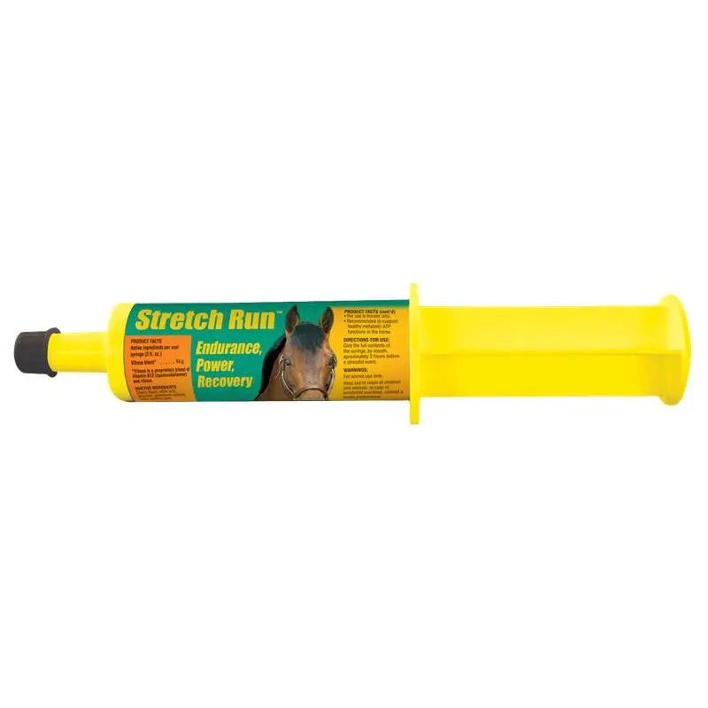 Finish Line Stretch Run Horse Energy Supplement Oral Syringe 2 oz.