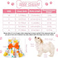 Floral Dog Dress Set Bow Summer Puppy Skirt Outfit Small Dogs Cats 5 Pack