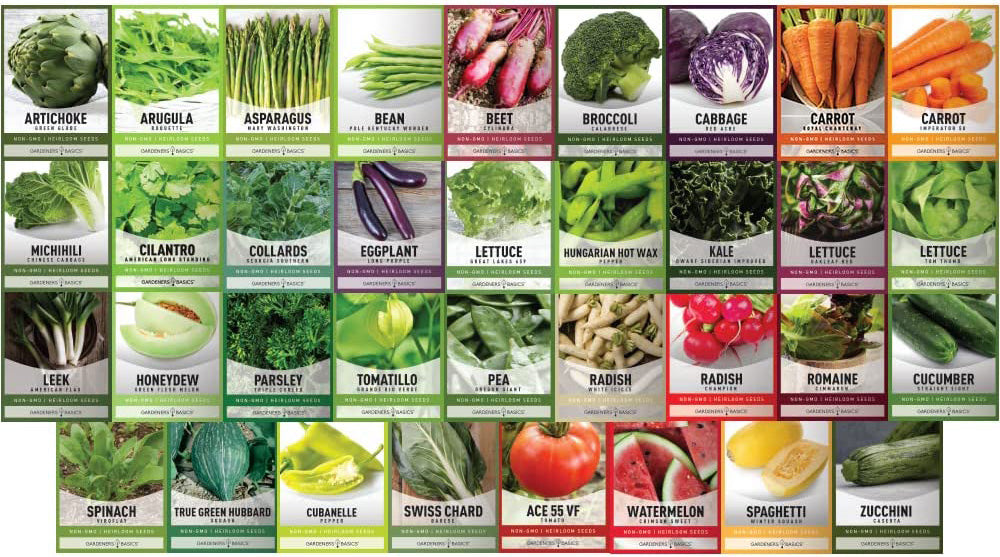 Bug Out Bag Seed Kit: 105 Varieties of Survival Seeds, Herbs, and Wildflowers