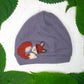 Sleeping Fox Cashmere Hat - Toddler