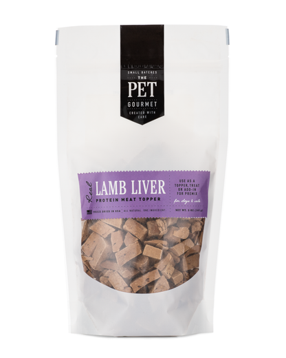 Freeze Dried Lamb Liver Dog Treats & Topper