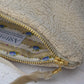 French Cream Chenille Wristlet Purse