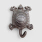 Turtle Wall Hook, Cast Iron Coastal for Keys, Towels or Leashes