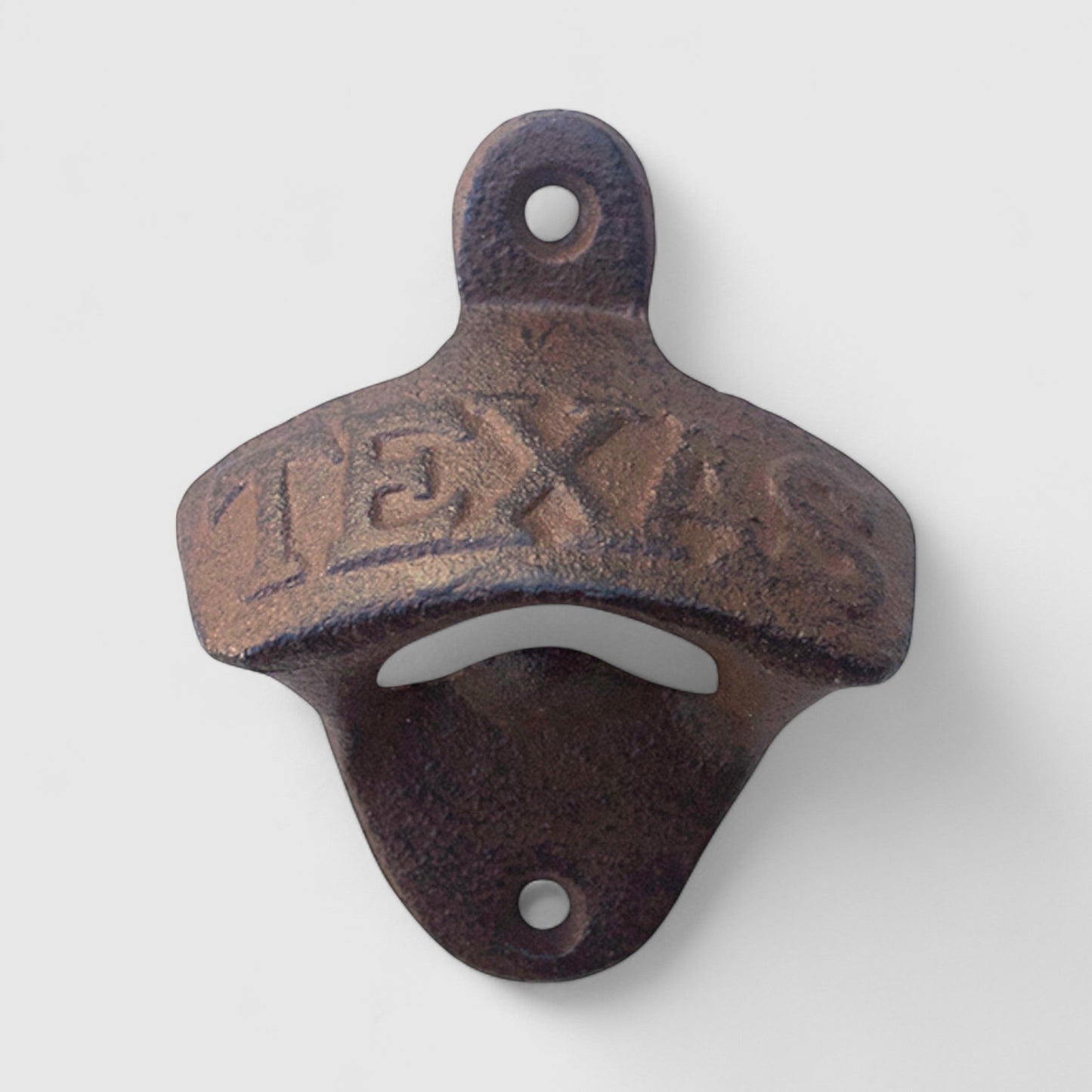 Texas Wall Mount Bottle Opener, Cast Iron Lone Star Bar Tool
