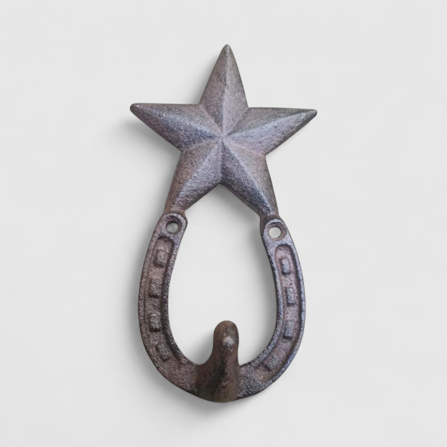 Star Wall Hook, Cast Iron for Towels, Keys, Leashes or Hats