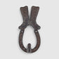 Cowboy Boot Wall Hook, Western Cast Iron for Coats or Keys