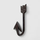 Arrowhead Wall Hook, Cast Iron for Jackets, Keys or Leashes