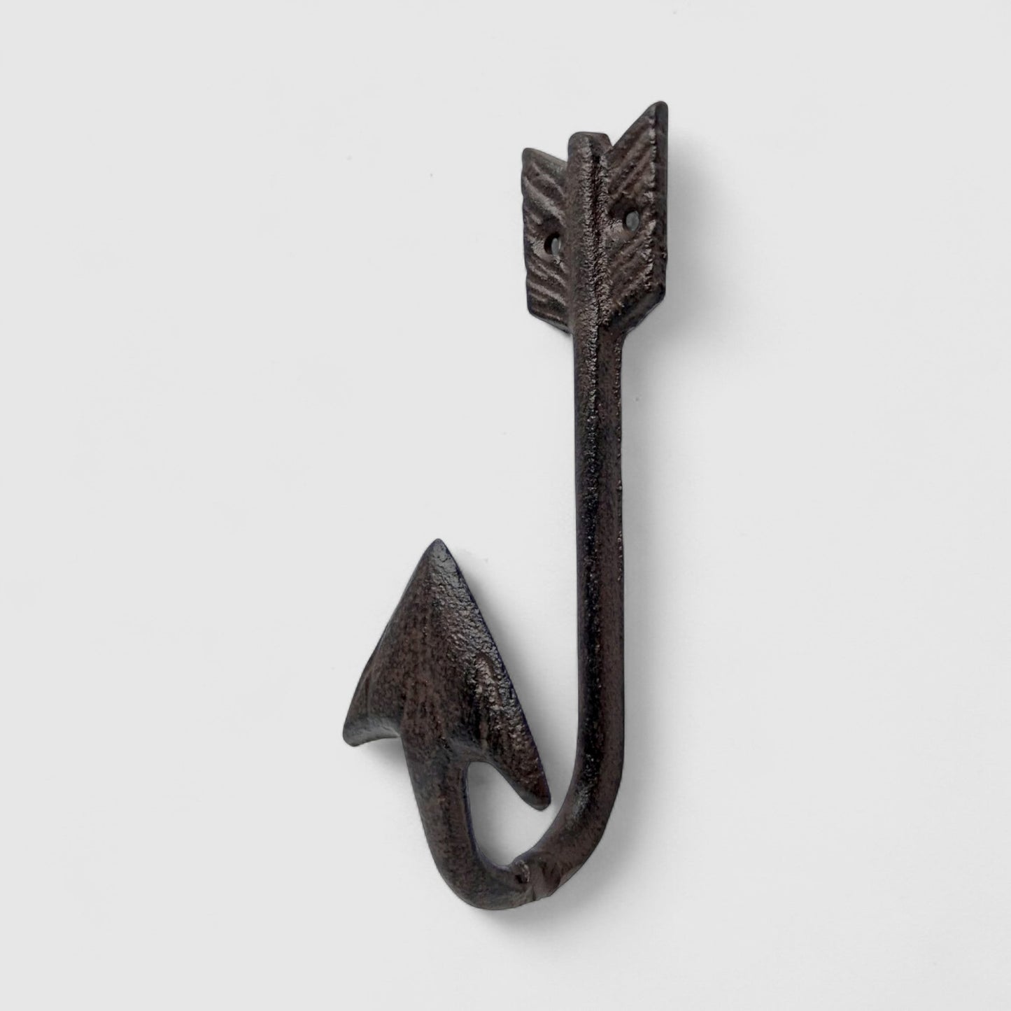Arrowhead Wall Hook, Cast Iron for Jackets, Keys or Leashes