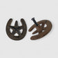 Horseshoe Star Drawer Pull, Cast Iron Western Cabinet Knob