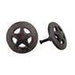 Star Cabinet Knob, Cast Iron Rustic Drawer Pull Hardware