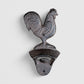 Rooster Bottle Opener, Cast Iron Farmhouse Kitchen Bar Tool