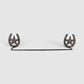 Horseshoe Towel Rack, Western Cast Iron for Bath or Kitchen