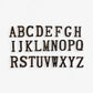Alphabet Wall Letter, Individual Cast Iron for Wall Display