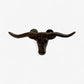 Longhorn Skull Drawer Pull, Cast Iron Western Cabinet Handle