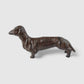 Small Dog Figurine, Cast Iron Shelf and Tabletop Home Decor