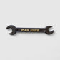 Spanner Wrench Man Cave Plaque, Cast Iron Industrial Garage Decor