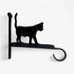 Cat Plant Hanger, Cast Iron Wall Bracket, Outdoor Garden