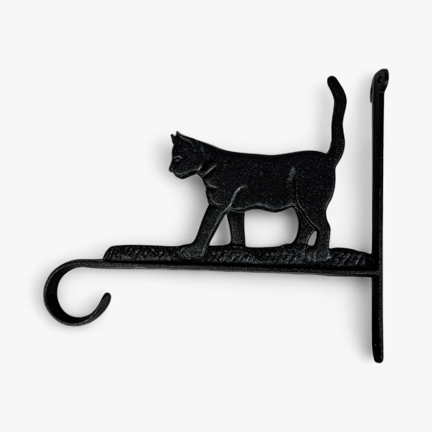 Cat Plant Hanger, Cast Iron Wall Bracket, Outdoor Garden