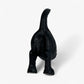 Dog Tail Wall Hook, Black Cast Iron for Leashes and Coats