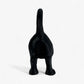Dog Tail Wall Hook, Black Cast Iron for Leashes and Coats