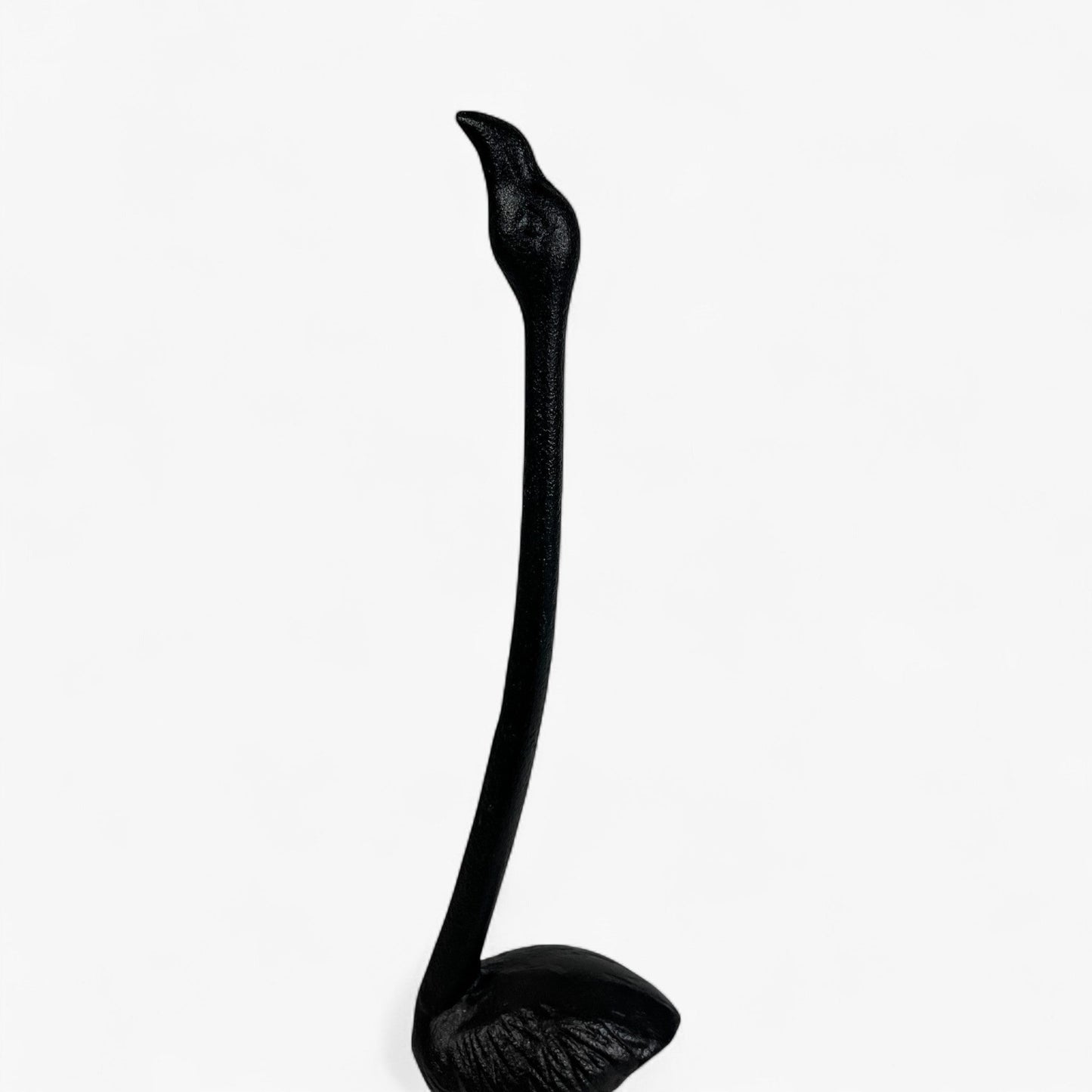 Flamingo Toilet Paper Holder, Black Cast Iron Bathroom Decor