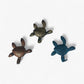 Sea Turtle Wall Hooks, Cast Iron Set of 3, Mixed Finishes