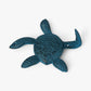Sea Turtle Wall Hooks, Cast Iron Set of 3, Mixed Finishes