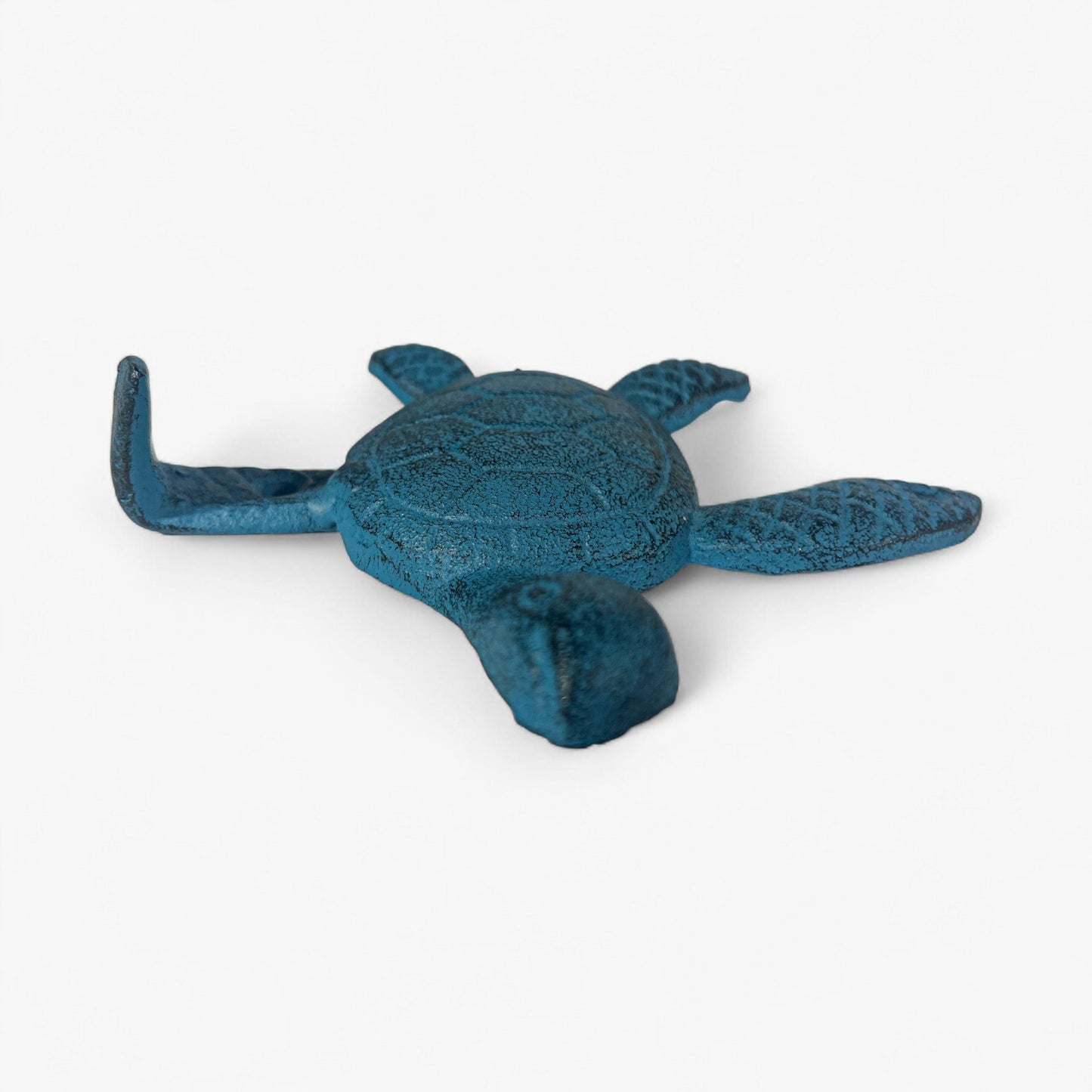 Sea Turtle Wall Hooks, Cast Iron Set of 3, Mixed Finishes