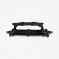 Door Handle with Ornate Backplate, Black Cast Iron Pull