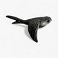 Bird Wall Hooks, Cast Iron Set of 4, Natural Iron Finish